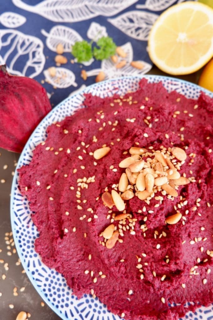 beetroot hummus