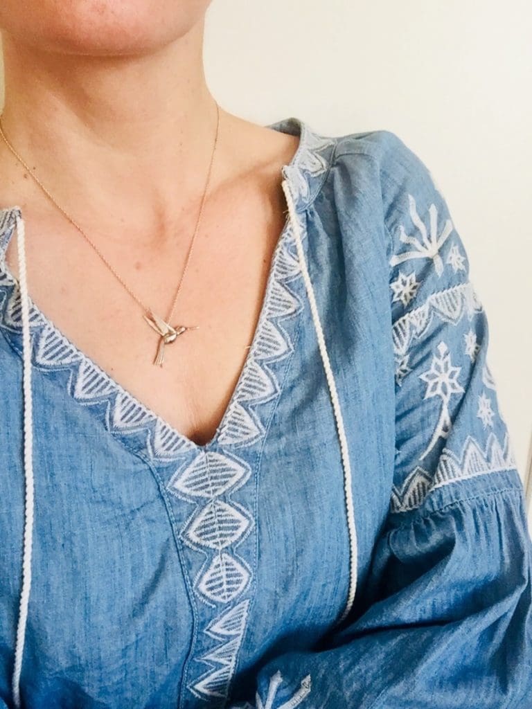 ingle & rhode hummingbird necklace