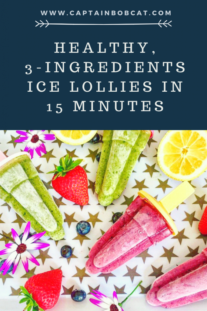 Healthy, 3 Ingredient Ice Lollies In 15 Minutes