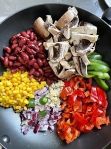 Vegan Mexican Beans Taco and Tortilla Filler