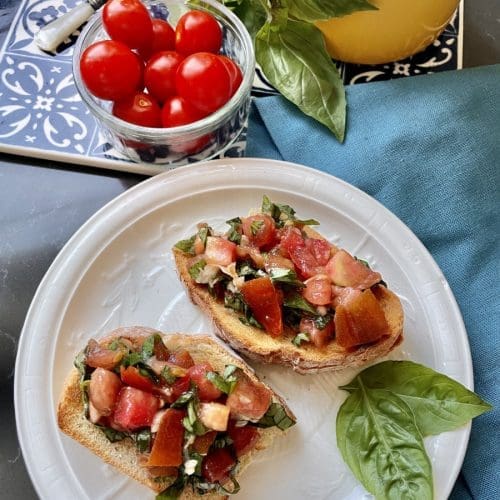 Classic Italian Tomato Bruschetta