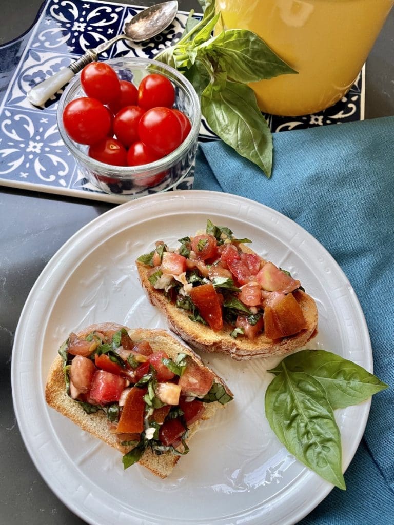 Classic Italian Tomato Bruschetta