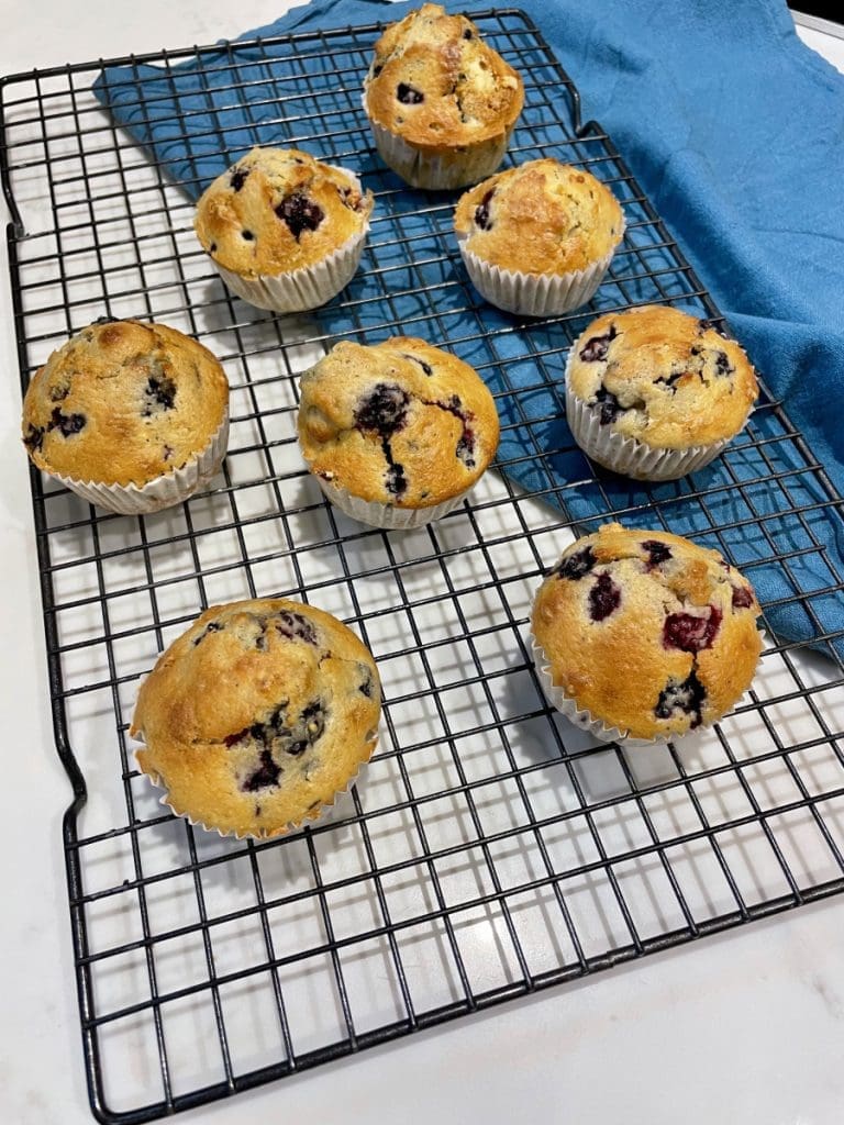 vegan blackberry muffins