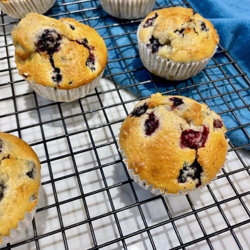 Vegan Blackberry Muffins