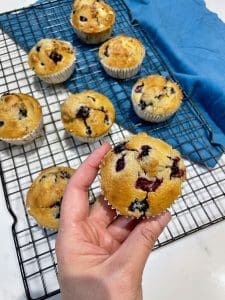 vegan blackberry muffins