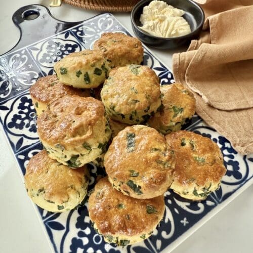 wild garlic scones