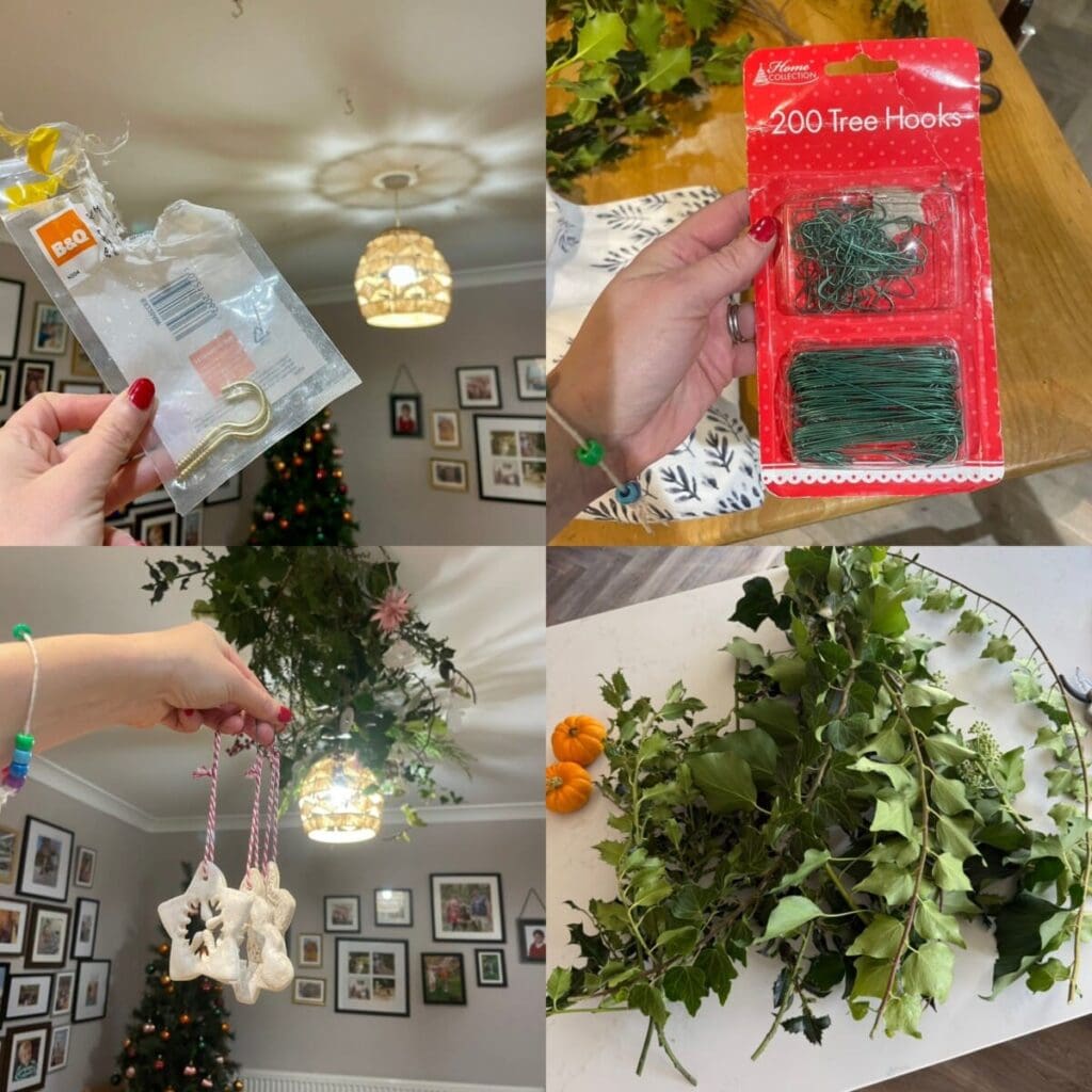 how to make festive ceiling decor