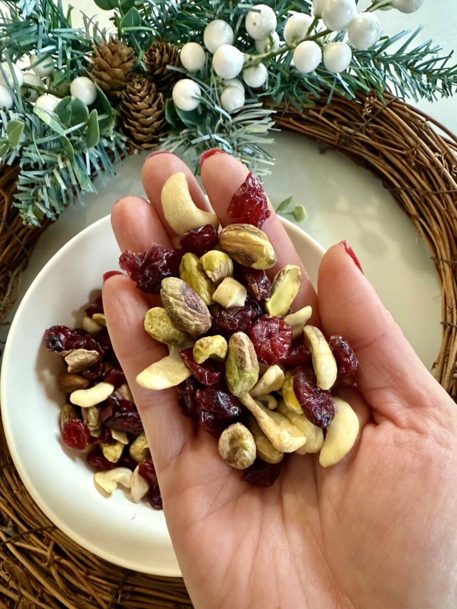 nuts and dried fruit