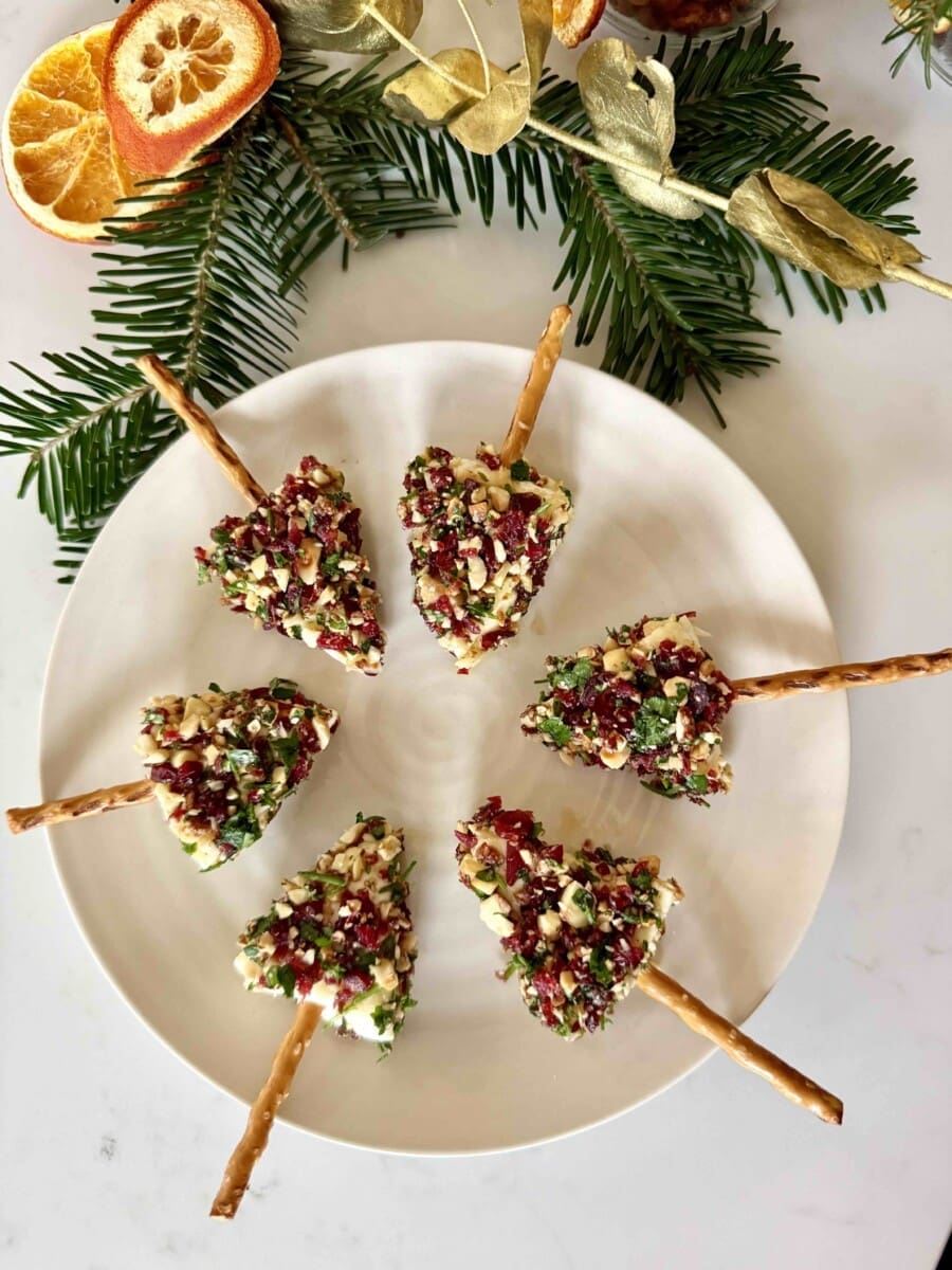 Jewelled Christmas Cheese platter