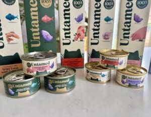 Untamed cat food cans